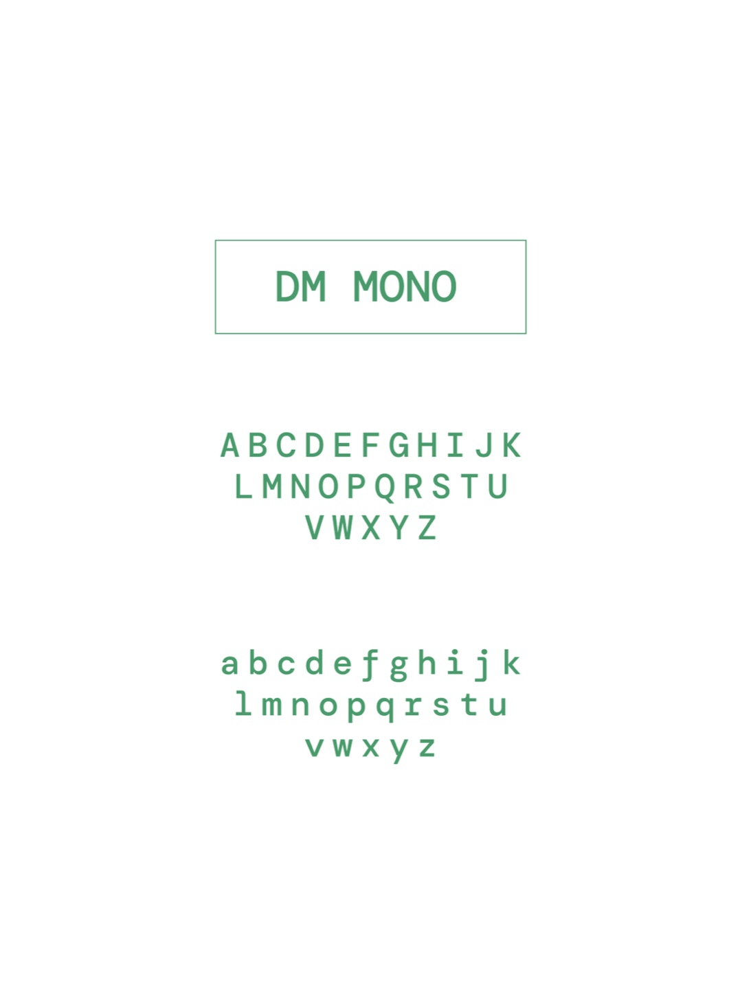 Bocoeur typography in DM Mono